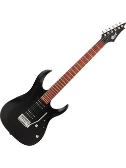 Cort X100 X Series Open Pore Ηλεκτρική Κιθάρα ST Style με HH Μαγνήτες και Ταστιέρα Jatoba Black