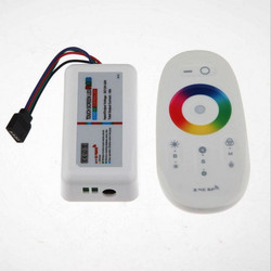 Ασύρματο RGB controller αφής με dimmer (λευκό) 12-24VDC 216W 6Α(channel) - CON-00100