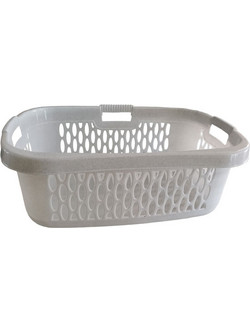 ΚΑΛΑΘΙ ΠΛΥΜΕΝΩΝ ΤΡΥΠΗΤΟ 35L ΛΕΥΚΟ 62.8x41x24cm CYCLOPS 00310649Λ
