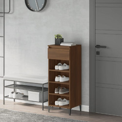 vidaXL Παπουτσοθήκη Ξύλινη Καφέ Μ40xΠ36xΥ105cm 819787