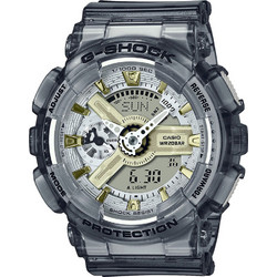 Casio G-Shock Ψηφιακό Ανδρικό Ρολόι Χρονογράφος με Γκρι Καουτσούκ Λουράκι GMA-S110GS-8AER