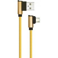 Καλώδιο Micro USB 1m Diamond Series 2.4A Γρήγορη Φόρτιση VT-5361 V-TAC-8637-Χρυσό 8637