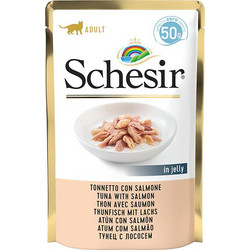 Schesir Adult with Tuna & Salmon in Jelly 50gr