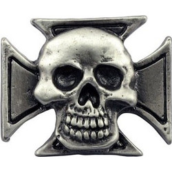 Έμβλημα Νεκροκεφαλή-Μαλτέζικος Σταυρός SKULL ADHESIVE EMBLEM, MALTESE SKULL 515303