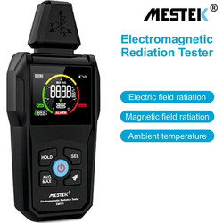 MESTEK EMF01 Color 3 σε 1 Ψηφιακός Μετρητής Ηλεκτρομαγνητικής Ακτινοβολίας & Θερμοκρασίας - Digital EMF Electromagnetic Meter