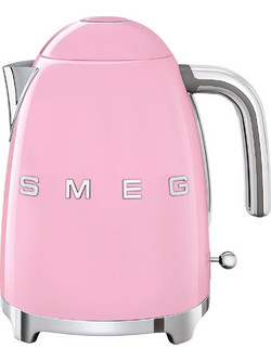 Smeg KLF03PKEU Ανοξείδωτος Βραστήρας 1.7lt 2400W με Ρύθμιση Θερμοκρασίας Ροζ