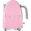 Smeg KLF03PKEU Ανοξείδωτος Βραστήρας 1.7lt 2400W με Ρύθμιση Θερμοκρασίας Ροζ