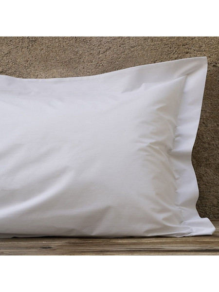 Μαξιλαροθήκη Ξενοδοχείου Oxford 3 Πλευρών White 144 Κλωστές 50% Βαμβάκι 50% Πολυέστερ 52 X 75 52x75cm Βαμβάκι-Πολυέστερ