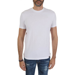 DSQUARED2 UNDERWEAR ΕΣΩΡΟΥΧΟ T-SHIRT ROUND NECK ΚΟΚΚΙΝΟ ΛΕΥΚΟ