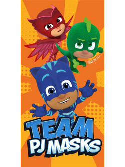 Dimcol Disney PJ Masks 30 Παιδική Πετσέτα Θαλάσσης Πορτοκαλί 70x140cm