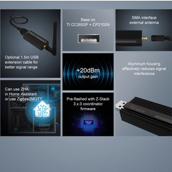 Sonoff ZBDongle-P Smart Hub Συμβατό με Alexa / Google Home ΜαύροΚωδικός: 33735731