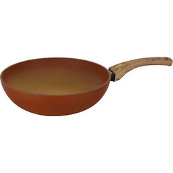 Marva Terracotta AC850124 Wok Αλουμινίου Αντικολλητικό 28cm