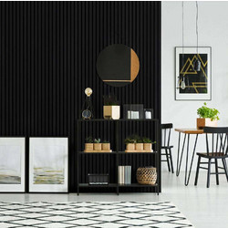 PS PANEL Με 3D Πηχάκια 10 RESIDENCE 21/122 mm Black 7-26-AP001-10