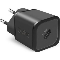 SBS Ultra-Fast Φορτιστής Χωρίς Καλώδιο με Θύρα USB-C 20W Power Delivery Black
