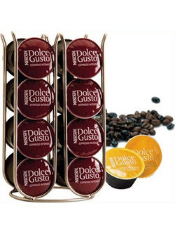 Iris Barcelona Ανοξείδωτο Stand Αποθήκευσης για 16 Κάψουλες Dolce Gusto 12x11x21.5cm 3298-CR Κωδικός: 17960304