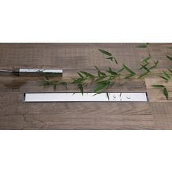 Acrilan IN-TILE Ανοξείδωτη Σχάρα Δαπέδου με Μέγεθος 90*10cm Ασημί