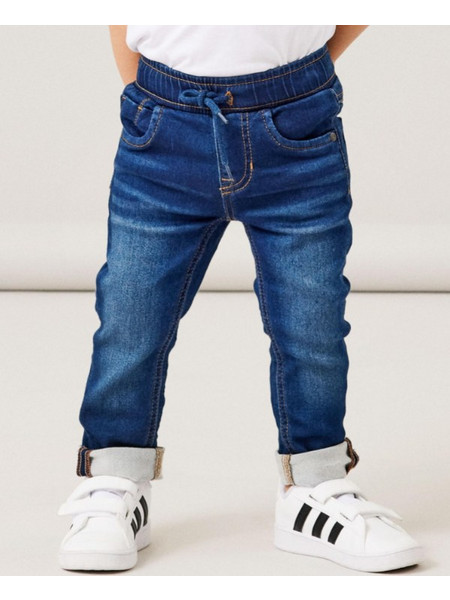 NAME IT NMMRYAN SLIM SWE JEANS 2472-TH NOOS - 13212646-Dark Blue Denim