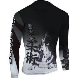Athlon Ranked BJJ Ground Control - Μακρυμάνικο Rash Guard Καφέ
