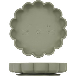 BabyCloud Πιάτο Σιλικόνης Λιοντάρι Grey