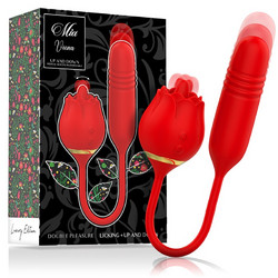 Mia Vienna Double Pleasure Licking Up & Down Διπλός Δονητής για Ζευγάρια