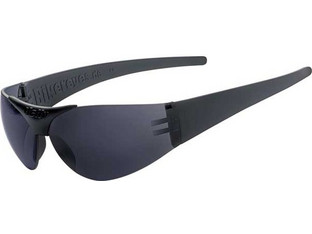 HELLY Shades Black Ανδρικά Γυαλιά Ηλίου Μάσκα Κοκάλινα Μαύρα με Μαύρο Polarized Φακό