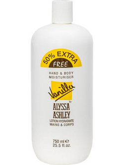 Alyssa Ashley Vanilla Hand & Body Ενυδατική Lotion Σώματος 750ml