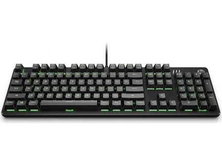 HP Omen Pavilion 500 Μηχανικό Gaming Πληκτρολόγιο με Custom Red Διακόπτες RGB Black