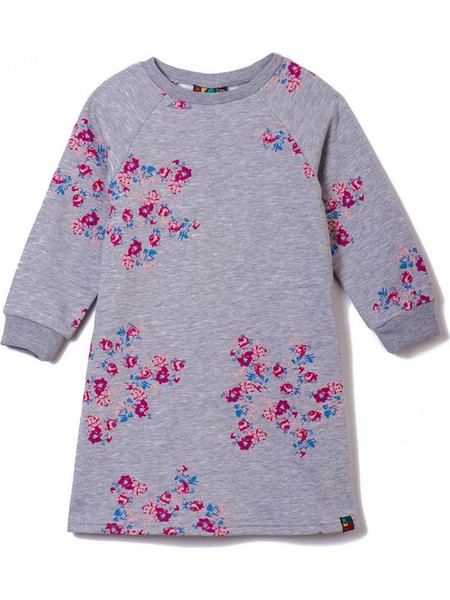 AKO Παιδικό Φόρεμα Floral Γκρι 3255161-01