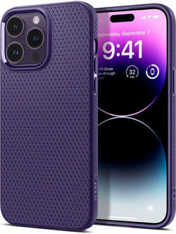 Spigen Liquid Air Back Cover Deep Purple (iPhone Apple 14 Pro Max)