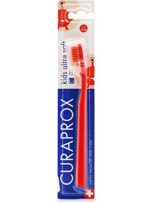 Curaprox CS 5500 Kids Ultra Soft Παιδική Οδοντόβουρτσα Κόκκινη