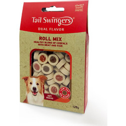 Pet Interest Tail Swingers Dual Flavor Roll Mix 125gr