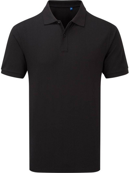 Premier Essential PR995 200gsm Ανδρική Μπλούζα Polo Κοντομάνικη Μαύρη