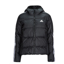 Adidas Essentials 3-Stripes Γυναικείο Μπουφάν Χειμωνιάτικο Puffer Κοντό Μαύρο HZ8483