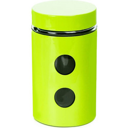 Muhler MR-1406GM Βάζο Γενικής Χρήσης με Καπάκι Γυάλινο σε Πράσινο Χρώμα 1.05L