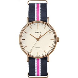 Timex Γυναικείο Ρολόι με Υφασμάτινο Λουράκι TW2P91500