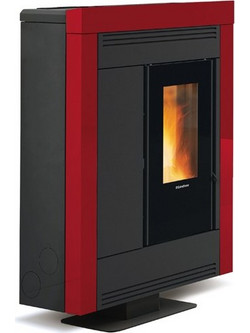 La Nordica Souvenir Steel Evo Bordeaux Σόμπα Pellet 10.2kW