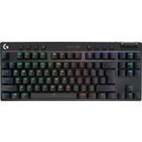Logitech G Pro X TKL Ασύρματο Μηχανικό Gaming Πληκτρολόγιο TenKeyLess RGB Black