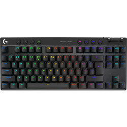 Logitech G Pro X TKL Ασύρματο Μηχανικό Gaming Πληκτρολόγιο TenKeyLess RGB Black