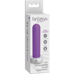 Pipedream Fantasy For Her Rechargeable Bullet Δονητής Bullet 9.1cm Μωβ