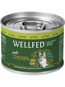 Wellfed Kitten Grain Free Pate with Chicken 200gr