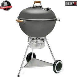 Weber 70th Kettle Anniversary Μεταλλική Ψησταριά Κάρβουνου Στρογγυλή με Καπάκι και Ρόδες Επιφάνειας 57cm