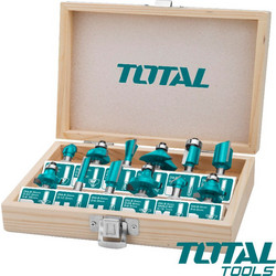 TOTAL TACSR0121 Κοπτικά για Ρούτερ 6mm 12τεμ