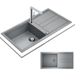 Teka Nova 60 L-TG 1B 1D Stone Grey Νεροχύτης Inox 100x51cm