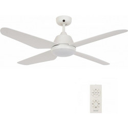 Beacon Lucci Air Aria IR Ανεμιστήρας Οροφής 122cm 47W με Φως & Τηλεχειριστήριο Λευκός