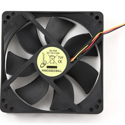 Gembird Ball Bearing Case Fan 120mm με Σύνδεση 3-Pin