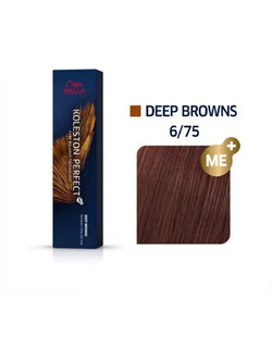 Wella Koleston 6/75 Ξανθό Σκούρο Καφέ Μαονί Μόνιμη Βαφή Μαλλιών 60ml