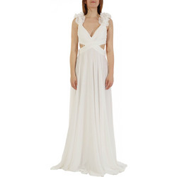 Allure Maxi Καλοκαιρινό Φόρεμα για Γάμο / Βάπτιση Λευκό A4171