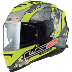 LS2 Storm Cyborg Matt Yellow / Grey Κράνος Μηχανής Full Face 1400gr