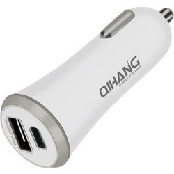 QIHANG Car Charger QH-D28 Total Current 3A Fast Charging with Ports: 1xUSB 1xType-C 0.0