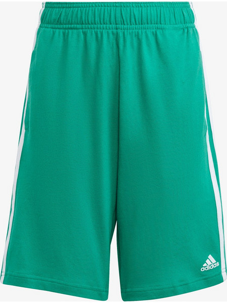 Adidas Αθλητικό Παιδικό Σορτς Πράσινο 3-Stripes HY4715